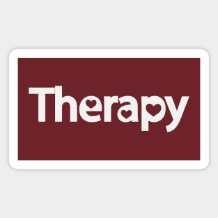 Therapy providing therapy typography design Magnet